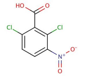 2,6-Dichloro-3-nitrobenzoic acid (CAS 55775-97-8) - chemical structure image
