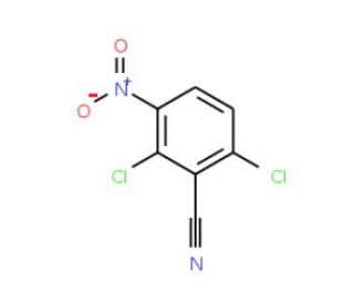 2,6-Dichloro-3-nitrobenzonitrile (CAS 5866-98-8) - chemical structure image