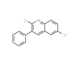 2,6-Dichloro-3-phenylquinoline (CAS 85274-46-0) - chemical structure image