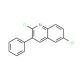 2,6-Dichloro-3-phenylquinoline (CAS 85274-46-0) - chemical structure image