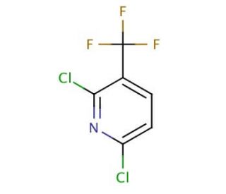 2,6-Dichloro-3-(trifluoromethyl)pyridine (CAS 55304-75-1) - chemical structure image