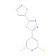 2,6-Dichloro-4-[5-(1,2-oxazol-5-yl)-1,3,4-oxadiazol-2-yl]pyridine (CAS 680214-03-3) - chemical structure image