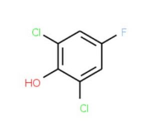 2,6-Dichloro-4-fluorophenol (CAS 392-71-2) - chemical structure image
