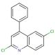 2,6-dichloro-4-phenylquinoline - chemical structure image