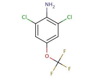 2,6-Dichloro-4-(trifluoromethoxy)aniline (CAS 99479-66-0) - chemical structure image
