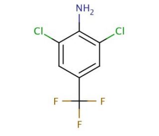 2,6-Dichloro-4-(trifluoromethyl)aniline (CAS 24279-39-8) - chemical structure image