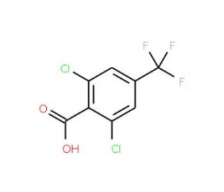 2,6-dichloro-4-(trifluoromethyl)benzoic acid (CAS 189338-32-7) - chemical structure image