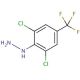 [2,6-Dichloro-4-(trifluoromethyl)phenyl]hydrazine (CAS 86398-94-9) - chemical structure image