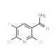 2,6-Dichloro-5-fluoronicotinamide (CAS 113237-20-0) - chemical structure image