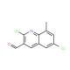 2,6-Dichloro-8-methylquinoline-3-carboxaldehyde (CAS 938138-94-4) - chemical structure image