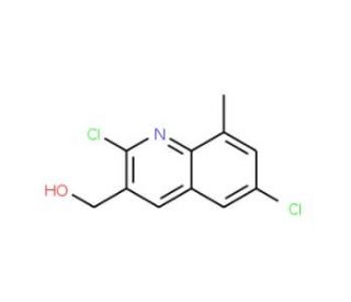 2,6-Dichloro-8-methylquinoline-3-methanol (CAS 1017403-79-0) - chemical structure image