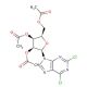 2,6-Dichloro-9-(2′,3′,5′-tri-O-acetyl-β-D-ribofuranosyl)purine (CAS 3056-18-6) - chemical structure image