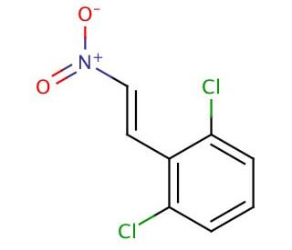 2,6-Dichloro-&beta;-nitrostyrene - chemical structure image