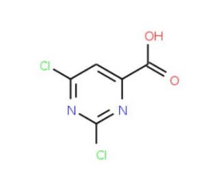 2,6-Dichloro-pyrimidine-4-carboxylic acid (CAS 16492-28-7) - chemical structure image