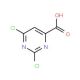 2,6-Dichloro-pyrimidine-4-carboxylic acid (CAS 16492-28-7) - chemical structure image