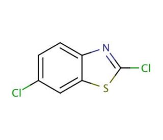2,6-Dichlorobenzothiazole (CAS 3622-23-9) - chemical structure image