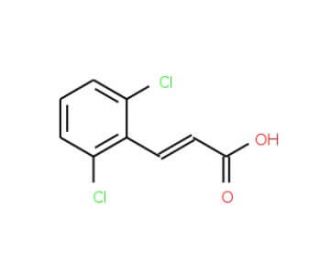 2,6-Dichlorocinnamic acid, predominantly trans (CAS 5345-89-1) - chemical structure image