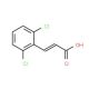 2,6-Dichlorocinnamic acid, predominantly trans (CAS 5345-89-1) - chemical structure image