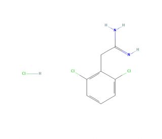 2,6-Dichlorophenylacetamidine hydrochloride (CAS 175276-76-3) - chemical structure image