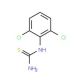 2,6-Dichlorophenylthiourea (CAS 6590-91-6) - chemical structure image