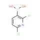 2,6-Dichloropyridine-3-boronic acid (CAS 148493-34-9) - chemical structure image