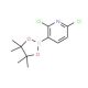 2,6-Dichloropyridine-3-boronic acid pinacol ester (CAS 1073371-78-4) - chemical structure image