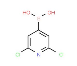 2,6-Dichloropyridine-4-boronic acid (CAS 1072951-54-2) - chemical structure image