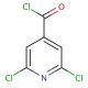 2,6-Dichloropyridine-4-carbonyl chloride (CAS 42521-08-4) - chemical structure image