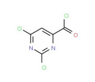 2,6-dichloropyrimidine-4-carbonyl chloride (CAS 26830-94-4) - chemical structure image