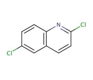 2,6-Dichloroquinoline (CAS 1810-72-6) - chemical structure image