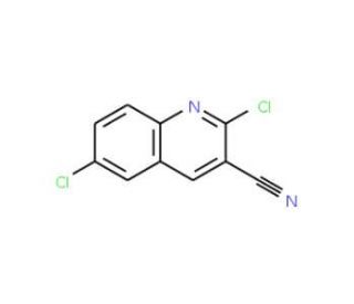 2,6-Dichloroquinoline-3-carbonitrile (CAS 948291-61-0) - chemical structure image