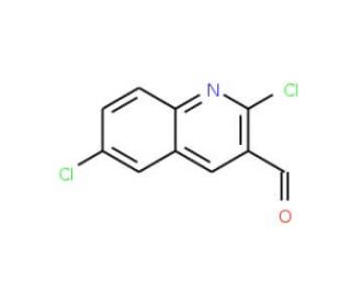 2,6-Dichloroquinoline-3-carboxaldehyde (CAS 73568-41-9) - chemical structure image