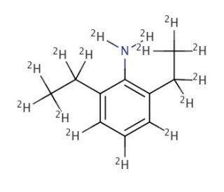2,6-Diethylaniline-d15 (CAS 285132-89-0) - chemical structure image