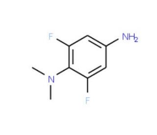 2,6-difluoro-1-N,1-N-dimethylbenzene-1,4-diamine - chemical structure image