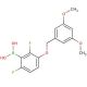 2,6-Difluoro-3-(3',5'-dimethoxybenzyloxy)phenylboronic acid 的分子结构, CAS编号: 849062-01-7 2,6-Difluoro-3-(3′,5′-dimethoxybenzyloxy)phenylboronic acid (CAS 849062-01-7) - chemical structure image