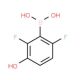 2,6-Difluoro-3-hydroxyphenylboronic acid (CAS 957065-86-0) - chemical structure image