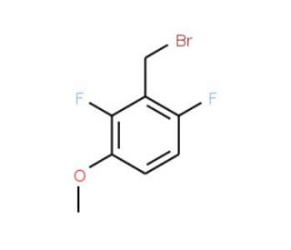 2,6-Difluoro-3-methoxybenzyl bromide (CAS 886498-55-1) - chemical structure image