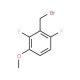 2,6-Difluoro-3-methoxybenzyl bromide (CAS 886498-55-1) - chemical structure image