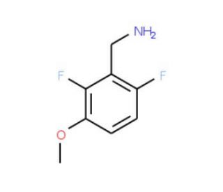 2,6-Difluoro-3-methoxybenzylamine (CAS 886498-50-6) - chemical structure image
