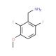 2,6-Difluoro-3-methoxybenzylamine (CAS 886498-50-6) - chemical structure image