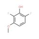 2,6-Difluoro-3-methoxyphenol (CAS 886498-60-8) - chemical structure image