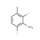 2,6-Difluoro-3-methylaniline - chemical structure image