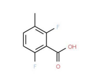 2,6-Difluoro-3-methylbenzoic acid (CAS 32890-88-3) - chemical structure image