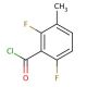 2,6-Difluoro-3-methylbenzoyl chloride (CAS 261763-39-7) - chemical structure image