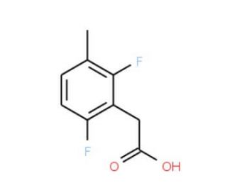 2,6-Difluoro-3-methylphenylacetic acid (CAS 261943-97-9) - chemical structure image