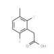 2,6-Difluoro-3-methylphenylacetic acid (CAS 261943-97-9) - chemical structure image