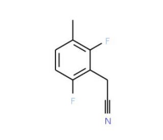 2,6-Difluoro-3-methylphenylacetonitrile (CAS 261944-04-1) - chemical structure image