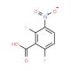 2,6-Difluoro-3-nitrobenzoic acid (CAS 83141-10-0) - chemical structure image