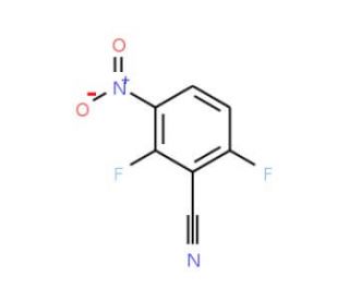 2,6-Difluoro-3-nitrobenzonitrile (CAS 143879-77-0) - chemical structure image