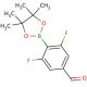 2,6-Difluoro-4-formylphenylboronic acid pinacol ester 的分子结构, CAS编号: 870717-92-3 2,6-Difluoro-4-formylphenylboronic acid pinacol ester (CAS 870717-92-3) - chemical structure image